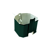 Кронштейн трубы на кирпич прямоугольный РЕзеленый (фото)