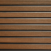  Стеновая панель CM Wall DUAL, 26x219x3000 мм, цвет TEAK (Тик) (фото)
