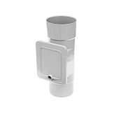 Люк для чистки (ревизия) 110 мм белый (фото)