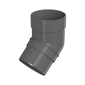 ТН ОПТИМА колено трубы 135°, серый (фото)