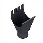 Воронка выпускная D125/100 (ПЛД-02-7024 Серый графит-0.6) (фото)