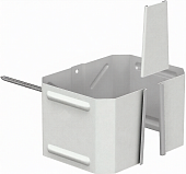 Держатель трубы Металлпроф 76*102 ПЭ на кирпич бел (фото)