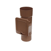 Люк для чистки (ревизия) 110 мм корич. (фото)