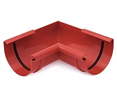 Угловой элемент внутр. 125мм красн. (фото)