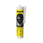 ВЕТОНИТ Герметик цветной силиконовый Комфорт сил 06 серый (280мл) (фото)